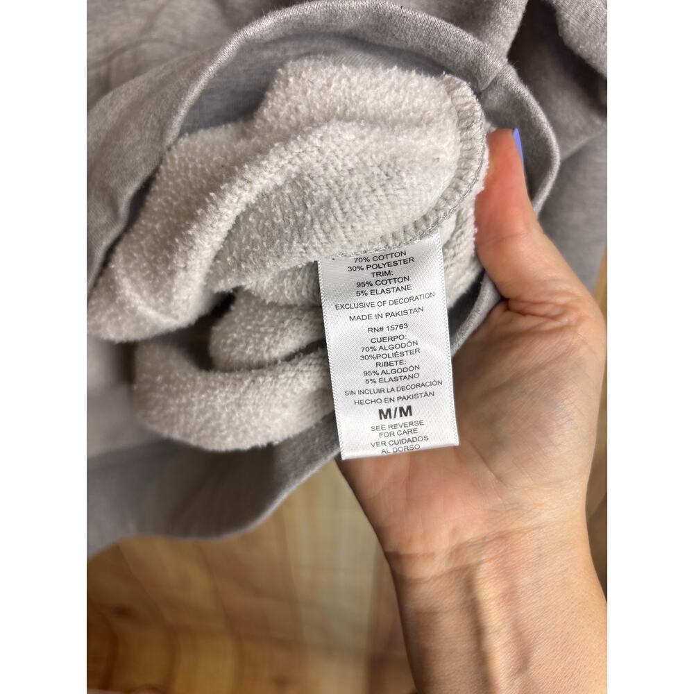 Champion Hoodie Gray Unisex Size M - Picture 5 of 6
